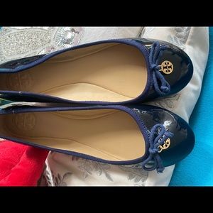 Authentic Tory Burch Blue Flats